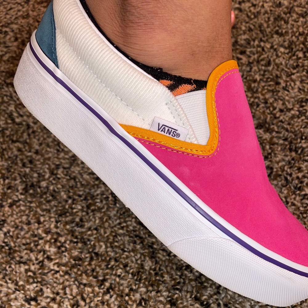 Vans Mini Cord Platform Slip On